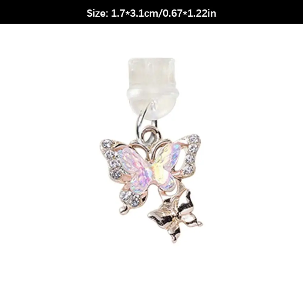 Moda PVC + Metal Phone Dust Plug Bonito Universal