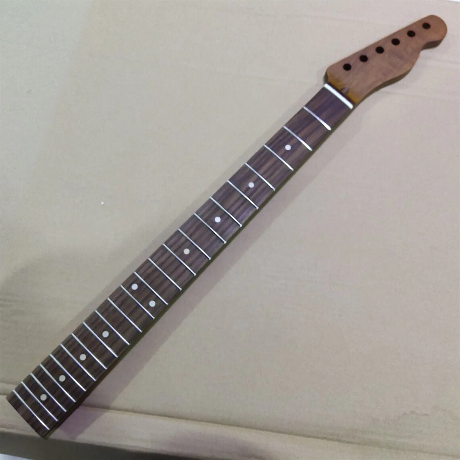 Roasted Maple  Guitar Neck 22 Fret 25.5 inch Rosewood Bone Nut for Replace，Exquisite products