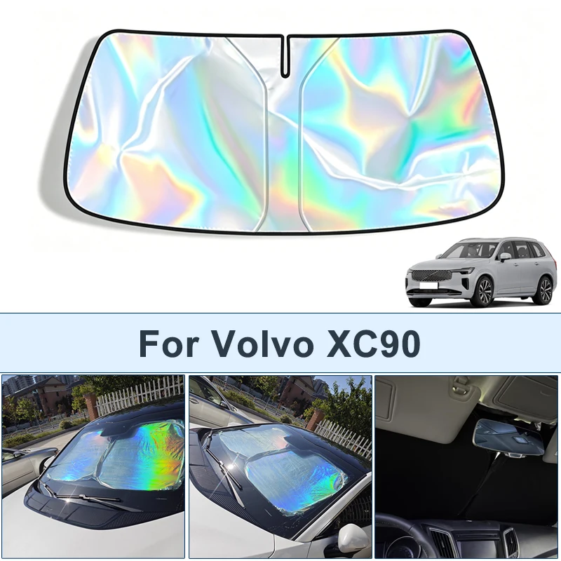 

Foldable Front Windshield Sun Shade For Volvo XC90 UV Reflective Sun Protection Cover Car Interior Accessories