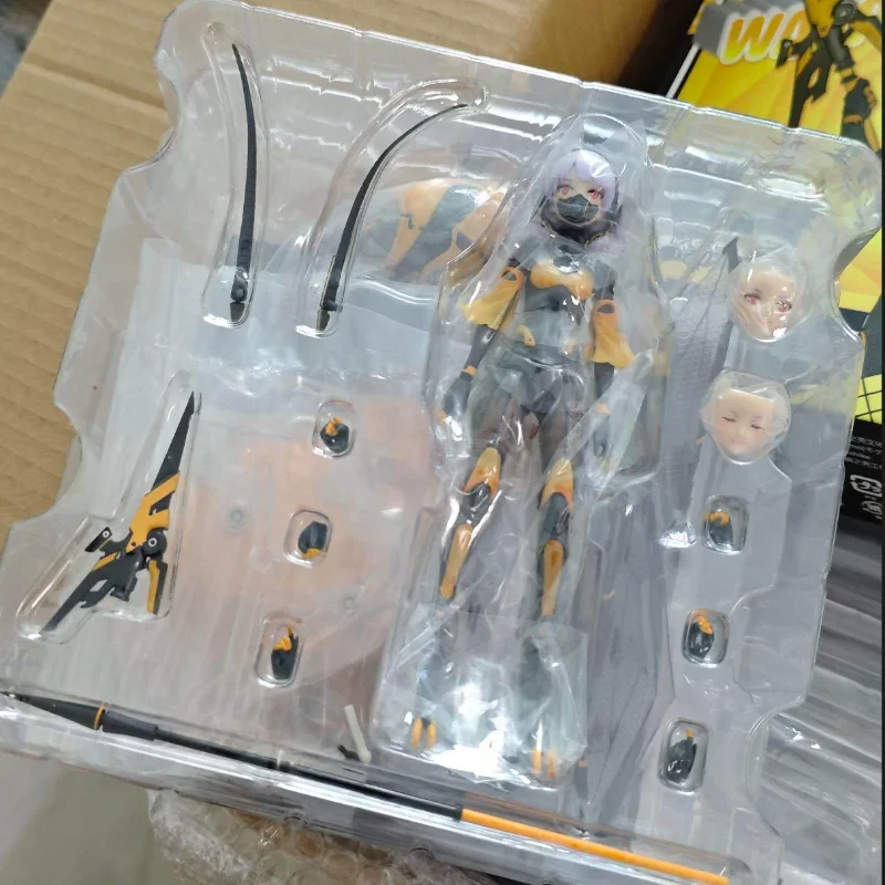 In Stock Kotobuki Machine Girl Snail Shell BEE-03W Wasp Girl Bun-chan Anime Figures 1/12 Assembly Boy and Girl Collection Toys