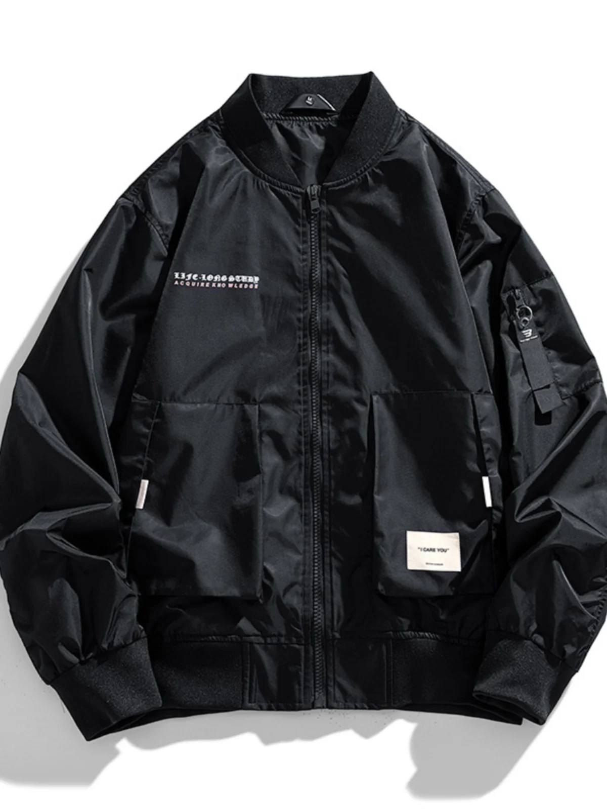 

Бейсбольная куртка мужская осенняя в американском уличном стиле, пилотская куртка, верхняя одежда, ветрозащитная верхняя одежда