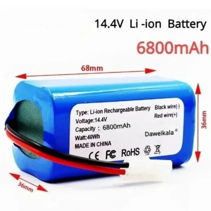 

18650 Battery 14.4V 2600mAh Lithium-ion Battery Suitable for G1 Mi Essential Long Stable Charging Battery