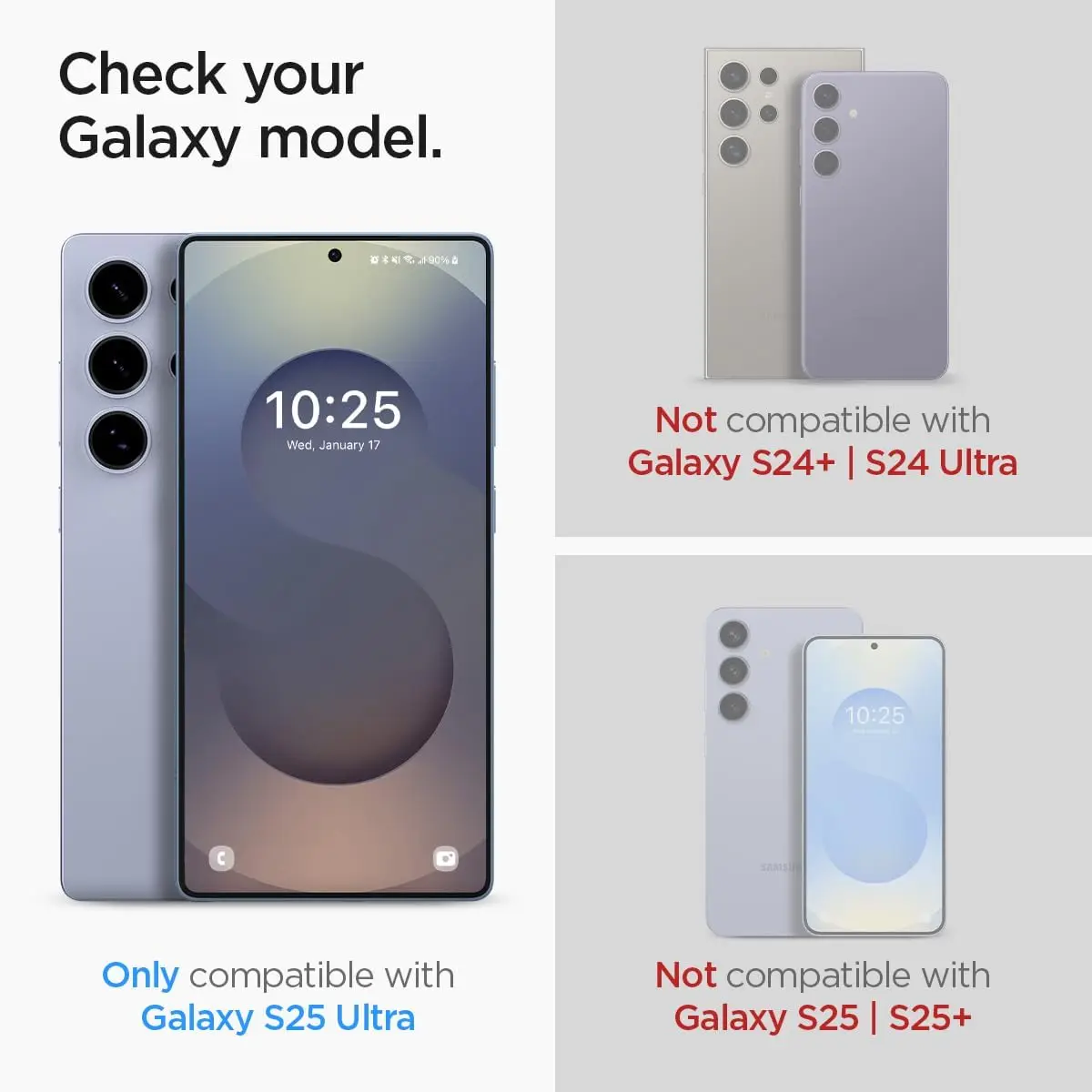 2 Pcs UltraGlass Unbreak 9H+ Glass for Samsung Galaxy S25 Ultra Screen Protector Tempered Glass , Support Fingerprint Unlock
