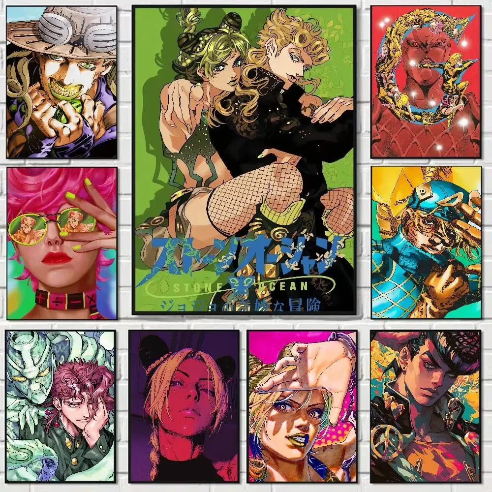 Diamond Painting Anime JoJo's Bizarre Adventure Character Mosaic Handmade Artwork Round/Square Diamonds Gift Home Decor
