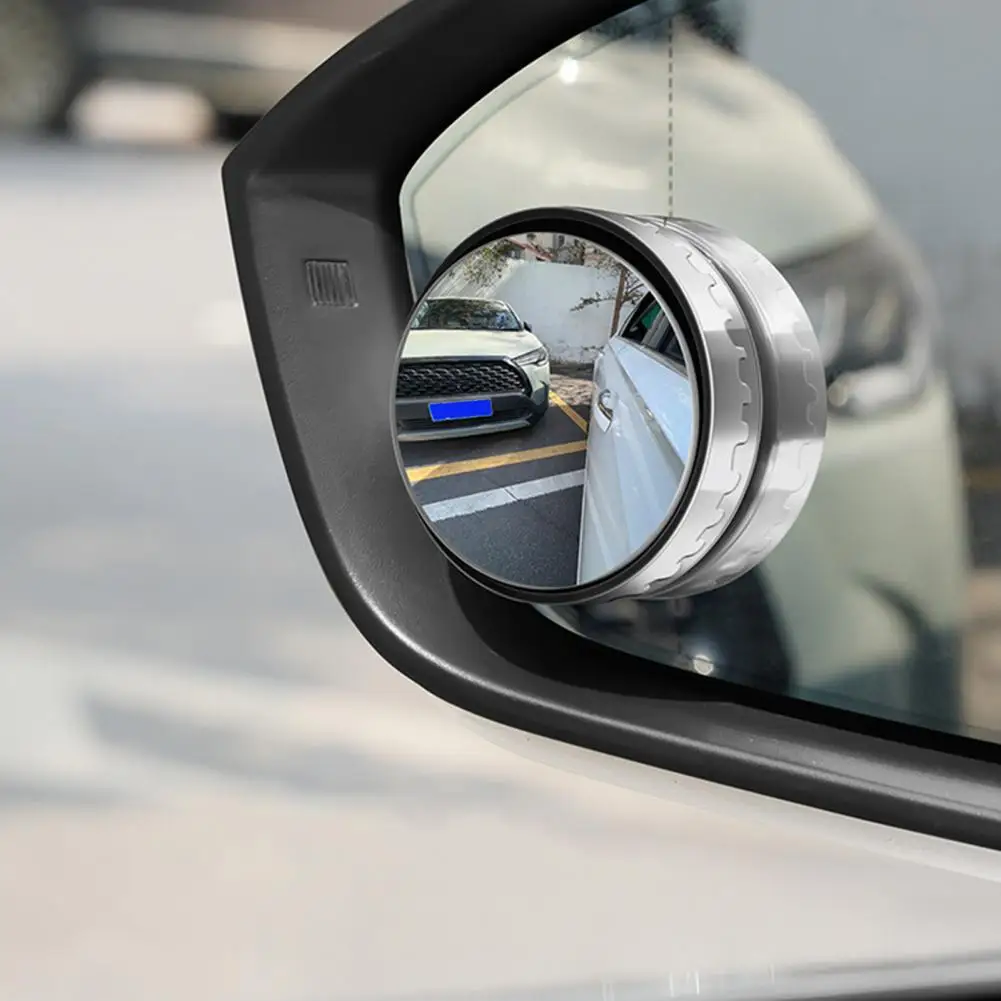 Reversing Mirror 2-pack Suction Cup Car Blind Spot Mirrors 360-degree Rotation Fog-proof Removable Wide Angle Rear View Mirrors