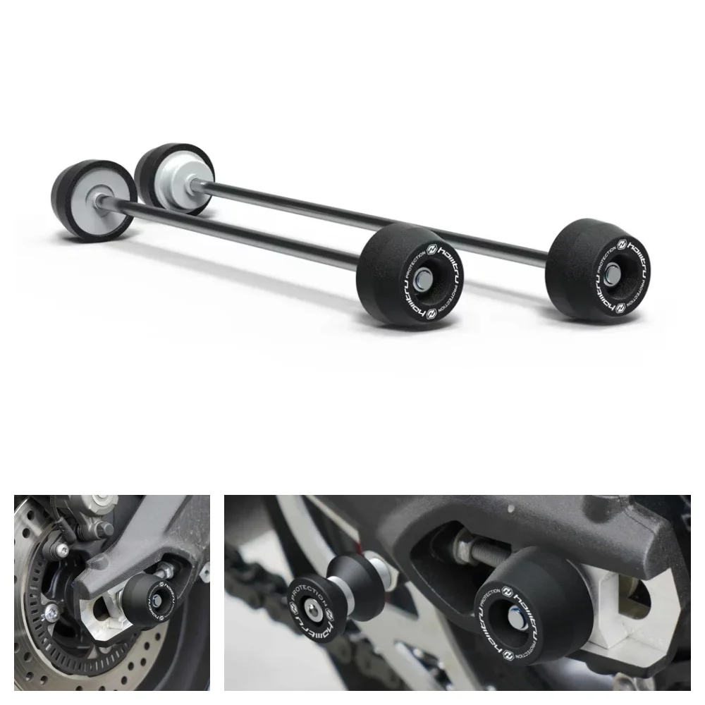 

For Triumph Tiger 850 Sport / Tiger 900 GT Rally Pro 2020-2024 Rear Front Axle Fork Crash Sliders Cap Pad Motorcycle Wheel