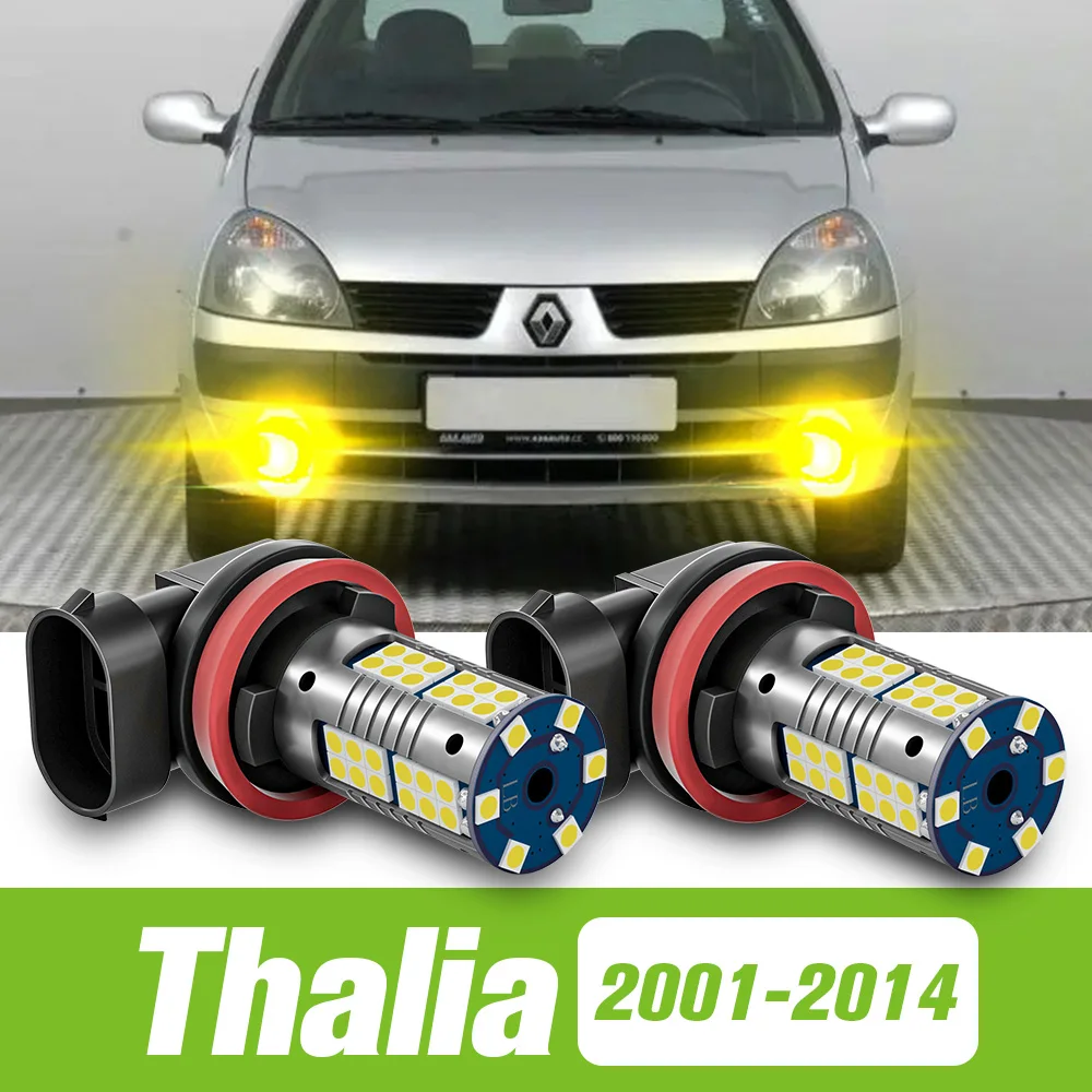 

2pcs For Renault Thalia 1 2 2001-2014 LED Fog Light 2004 2005 2006 2007 2008 2009 2010 2011 2012 2013 Accessories