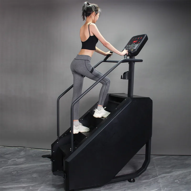 Escalera comercial Cardio para gimnasio, pérdida de peso de alta gama, máquina de ejercicio paso a paso para escalar maestro de escaleras eléctricas para el hogar