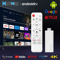 2024 New Android 14.0 H96Max H313 Mini TV Stick Allwinner Quad Core 4K HDR Wifi6 Wifi 2.4G Game Media Player Smart TV Box