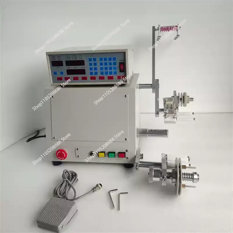 Computer Automatic Wire Coil Winder CNC High Precision Winding Machine New Dispenser With Brake Pads