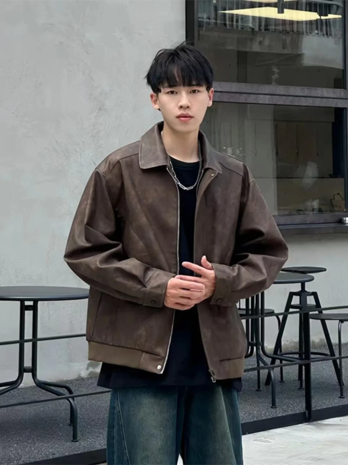 

Мужская демисезонная водонепроницаемая мотоциклетная куртка из хлопка или искусственной кожи, модель Harlan, молодежный стиль