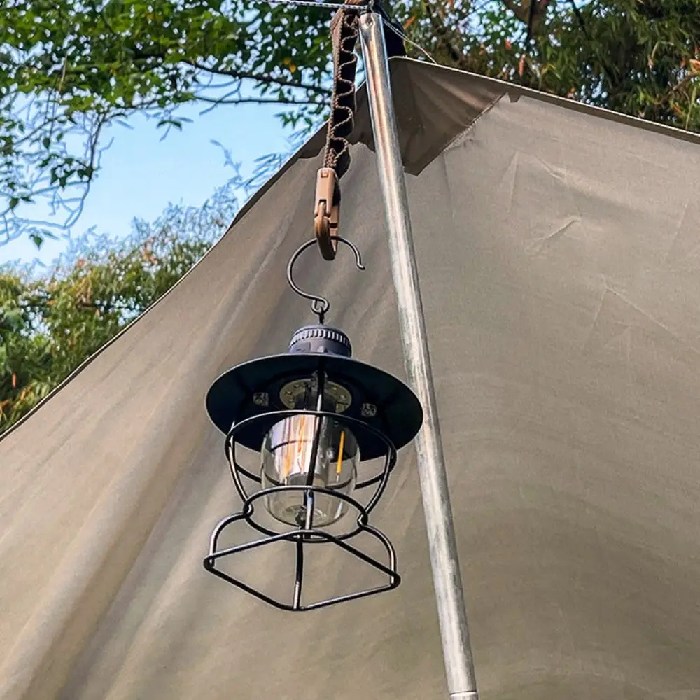 حزام تخزين متعدد الأغراض من القطن والبوليستر، حبل معلق للتخييم ناعم، حبل معلق للخيمة المتينة المحمولة