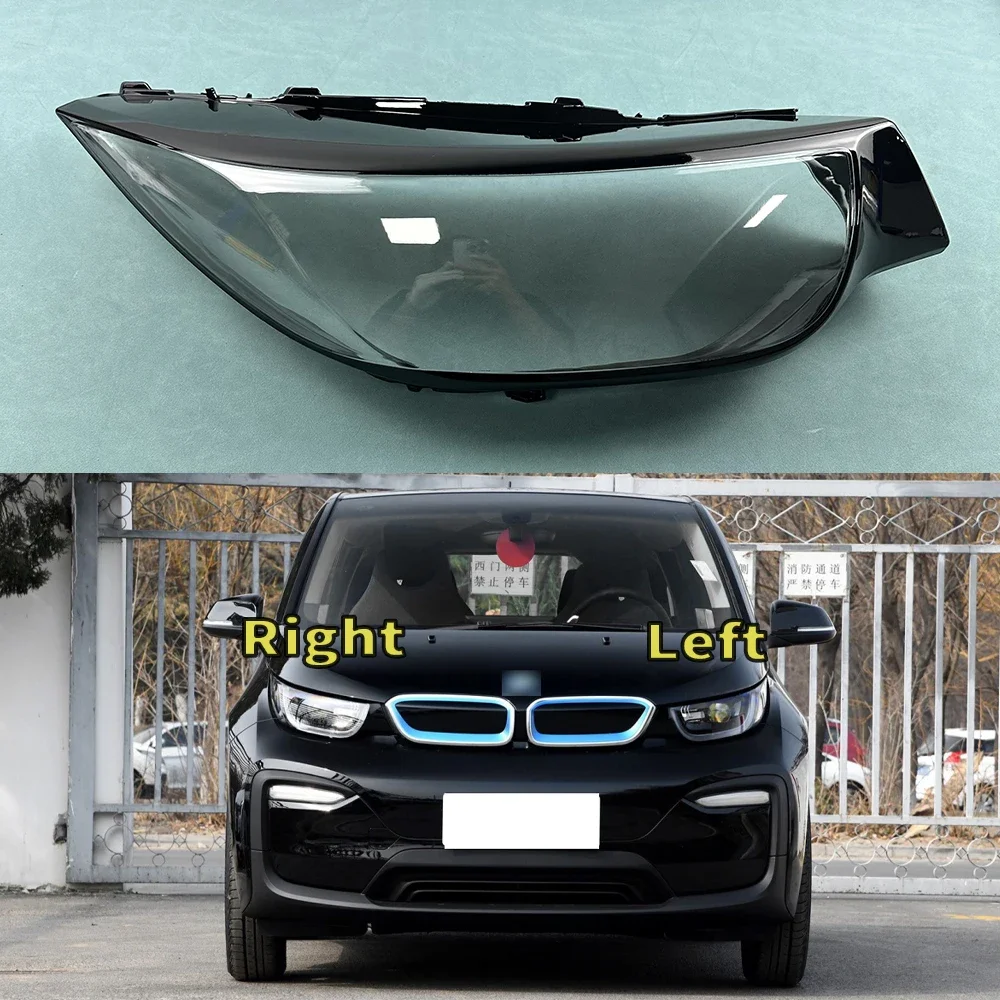 

For BMW i3 2014-2020 Front Headlamp Lamp Cover Headlight Shell Transparent Lens Replace The Original Lampshade Plexiglass