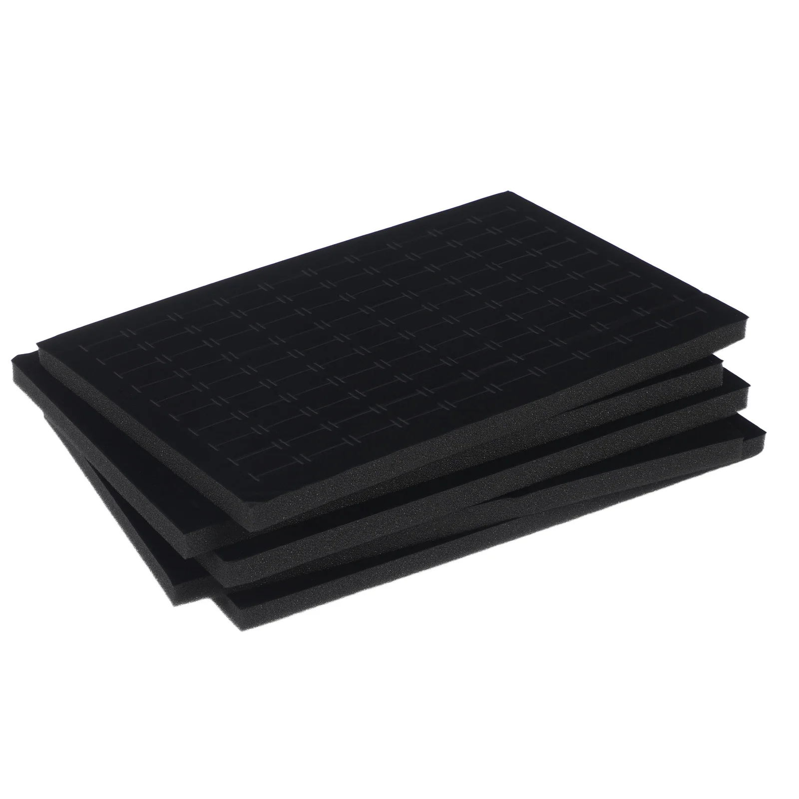 

7pcs 7 PCS Storage Boxes Jewelry Inserts Showcase Pads Organizer for Pouch Tray Liners Ring Holder