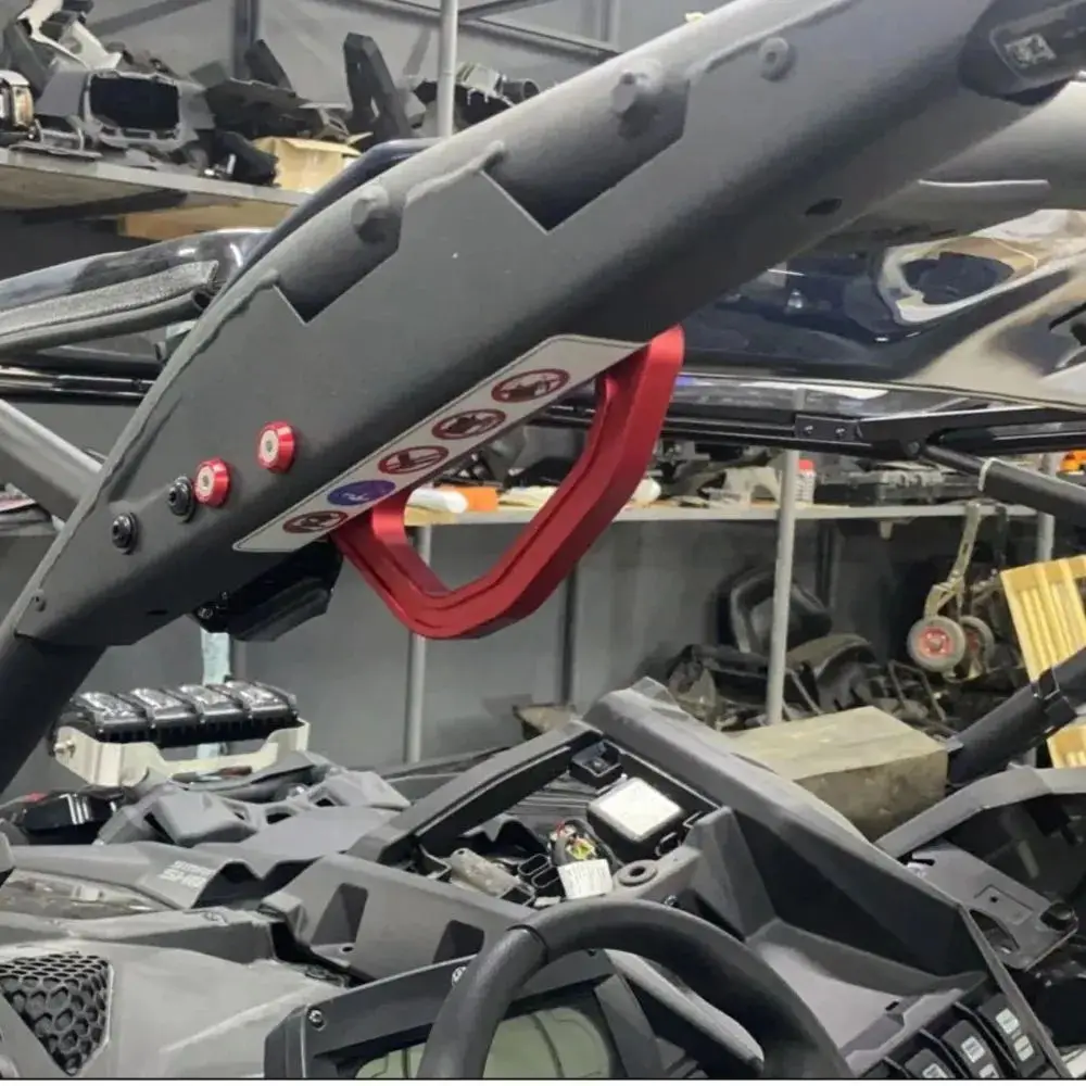 

For Can-Am Maverick X3 XDS XRS XMR XRC Turbo Handle Hand Holder Aluminum Roll Bar Grab Handle Seat Hand Handle Grab Bar Rail