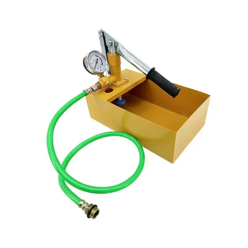 Aluminum Copper 25KG Water Pressure Tester Manual Hydraulic Test Pump Machine With Hose Pressure Test Pump