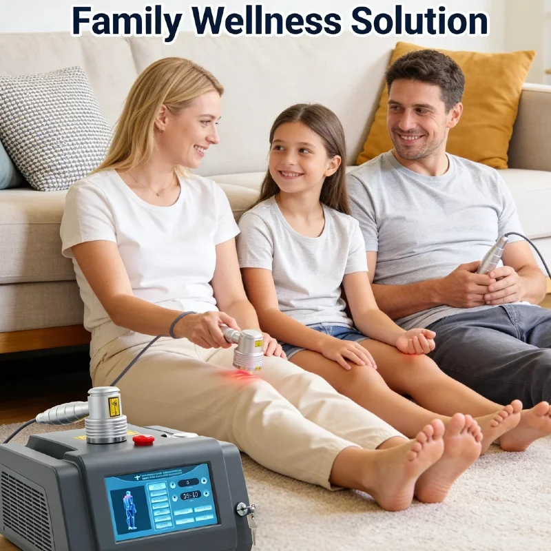 

HLKGO 5W 808nm 650nm Medical Laser System, Treats Trigeminal Neuralgia TMJ Ankle Sprain Achilles Tendonitis for Pets Humans
