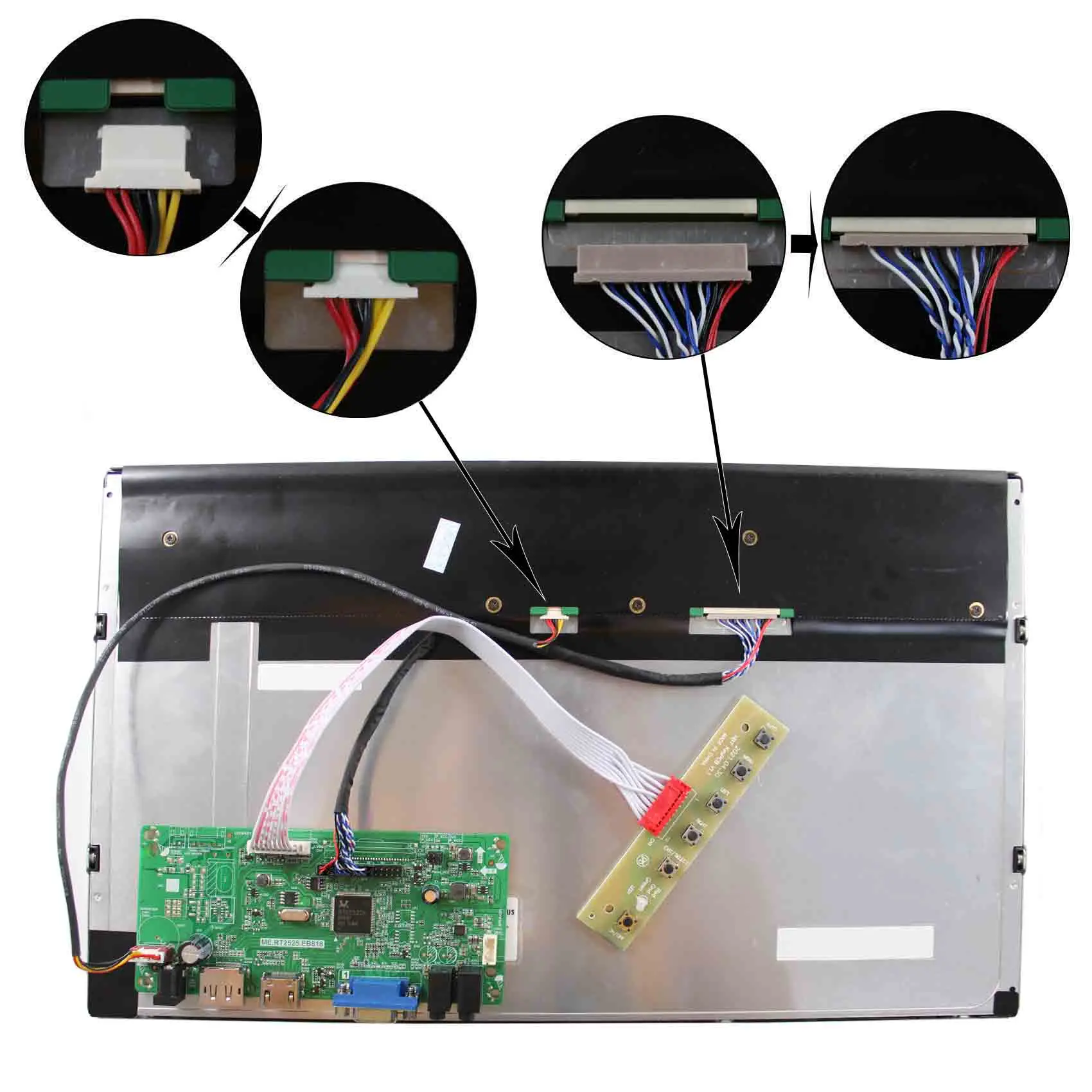 15,6 "AC156GA01 1366X768 промышленный ЖК-экран HD-MI USB LCD DriverBoard