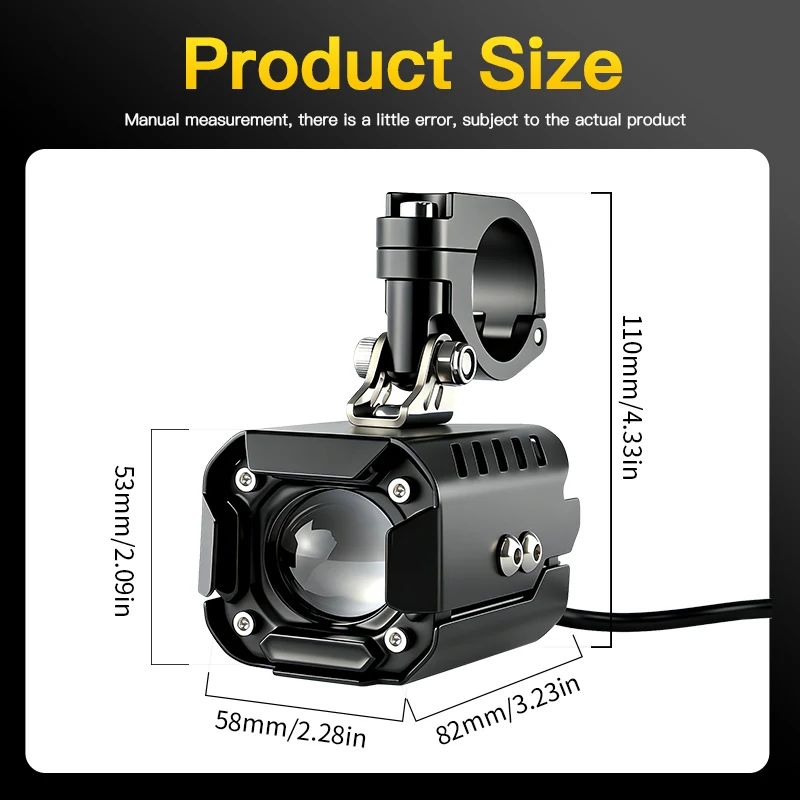 LED Motorcycle Headlight Spotlight Fog Lamps 120W Auxiliary Driving Lights For BMW K1600GT K1600GTL K1600 GT K1600 GTL K 1600 GT