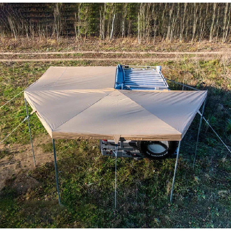 

4x4 Awing Car Roof Tent Quick Open Large 270 Degree Roof Side Awning Free Standing For Cars Camp Tent Car Rooftop Tent