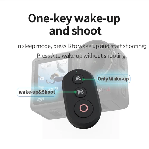 Imagen 2 del producto Adecuado para DJI Action6 5 Pro/4 Osmo 360 cámara deportiva Bluetooth control remoto DJI cámara Bluetooth selfie stick Accesorios