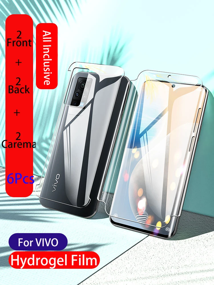 IQOO10Pro 9Pro Hydrogel Film For VIVO X80Pro X70Pro+ Screen Protector IQOO 7 8Pro X50 X60Pro NEX3S 360° Soft Front Back Camera