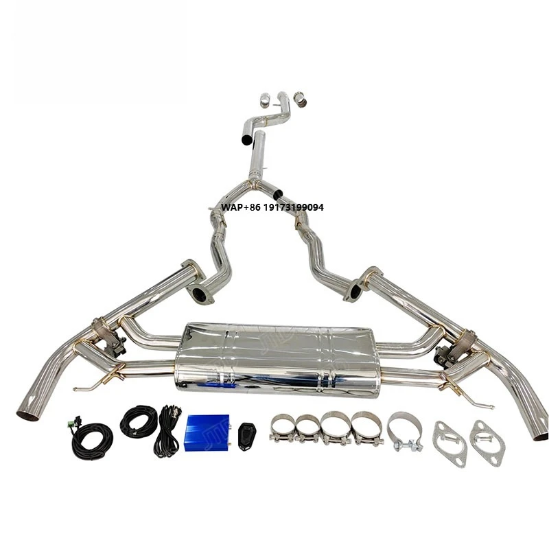 

304 Stainless Steel Catback Muffler Exhaust System for 2019-2022 X5 G05 B58 3.0T Exhaust