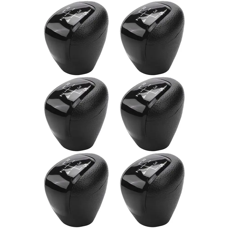 

6X 5-Speed MT Gear Shift Knob For Buick Excelle Lacetti Nubira Daewoo 08-12 Shifter Ball Lever Pen POMO For