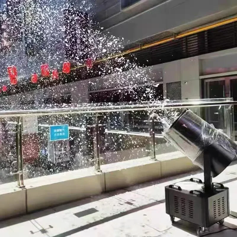 معدات صنع الثلج في الشتاء آلة صنع الثلج لحفلات الكريسماس في الهواء الطلق 3000 واط آلة الثلج في الهواء الطلق صنع رذاذ الثلج الكبير