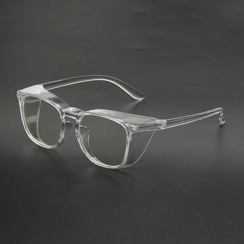 Anti Blue Light Glasses Lightweight PC Frames Square Clear Lens Glasses Anti Pollen Safety Goggles Eyewear Accessories