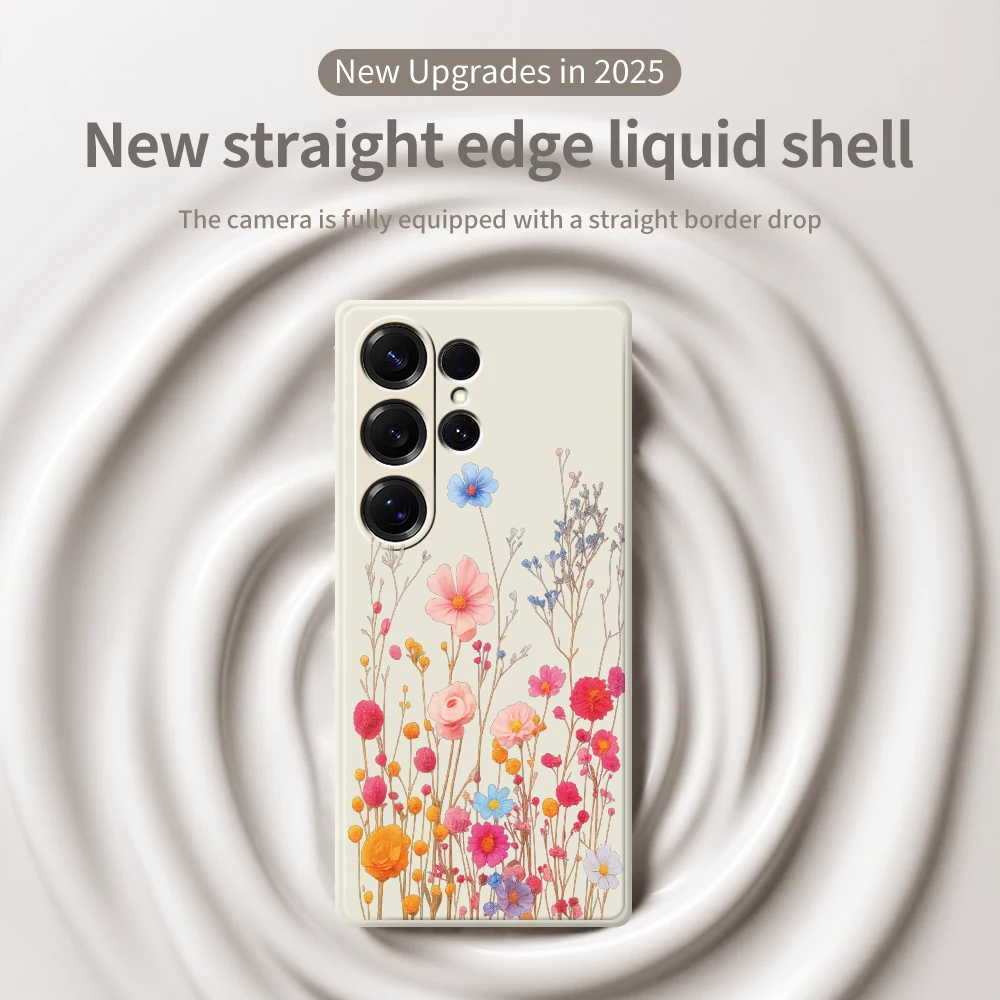 حافظة لهاتف سامسونج جالاكسي S25 S24 S23 S22 S21 S20 Ultra Plus S23 FE S21FE S20FE S10 Plus غطاء سيليكون