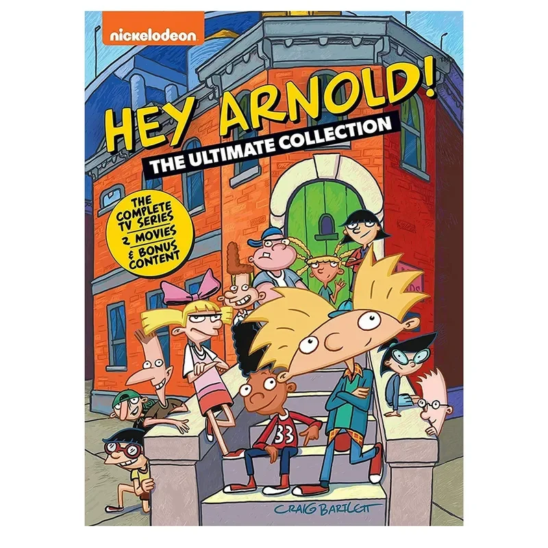Hey Arnold Big Head Sky Cartoon 18 Disc DVD Original English Version
