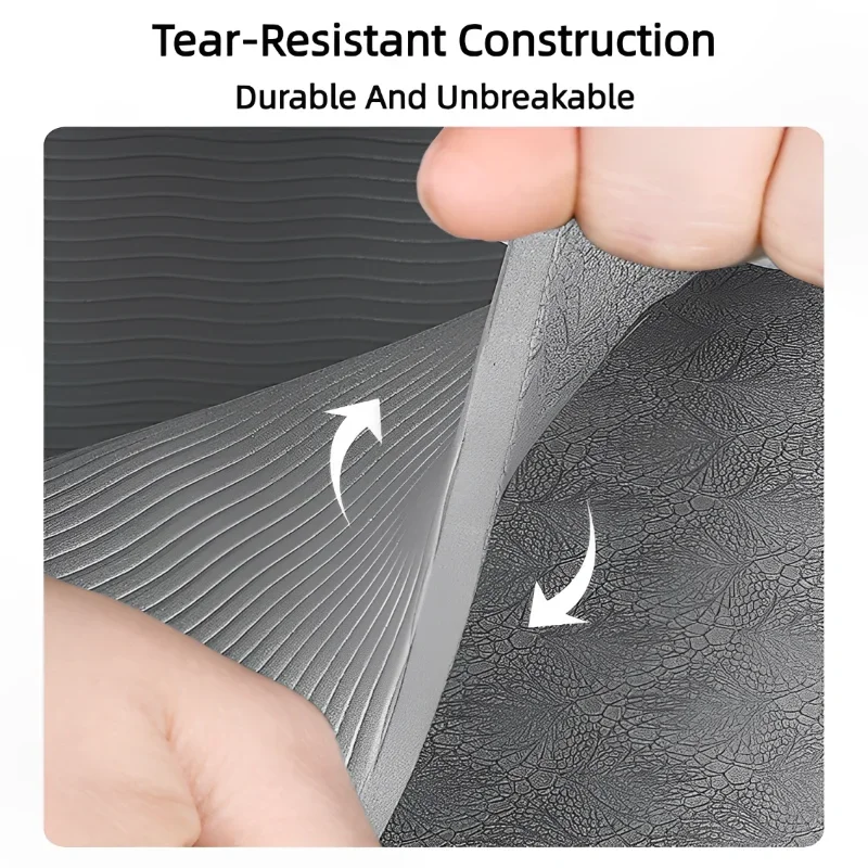 طوي اليوغا حصيرة TPE 61x183 سنتيمتر عدم الانزلاق المحمولة بساط للتمارين الرياضية خفيفة الوزن رياضة التخييم وسادة النوم مقاوم للماء سهلة التنظيف