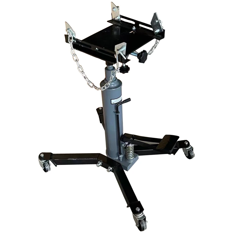 Single Pump Transmission Jack Accept 500kg Height 170cm / Gearbox Lifter