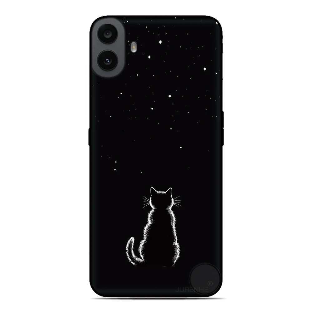 Black Cat Back Cover For UMIDIGI A15 A15C A9 C1 G2 G1 A11s A11 A13 Pro Max A3s F3 SE Bison X10 X10s X20 GT GT2 Phone Case