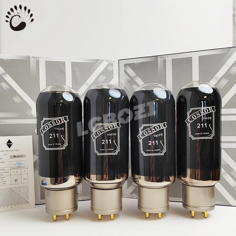 PSVANE COSSOR 211 vacuum tube Direct Repl 211/VT4C/845 CarbonTech II Vinyl-Timbre Tone｜Matched-Pair Ready  Bluetooth Amplifier