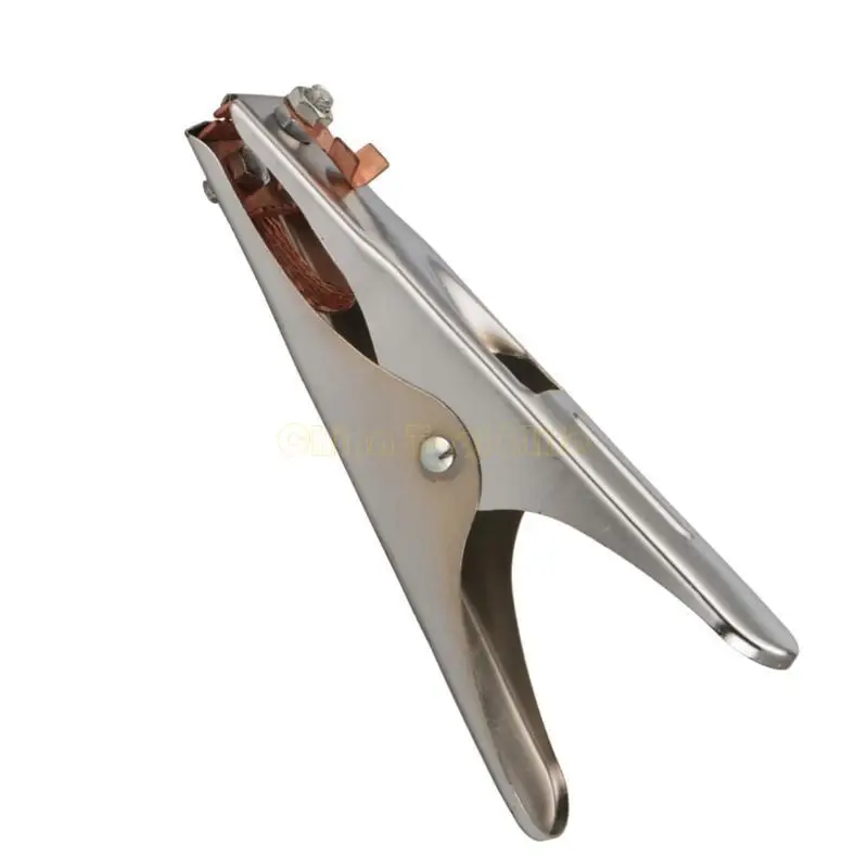 

57QF Professional Welding Grounding Clamp 300A with Copper Belt Fit for Enhances Stability Repair Technicians Various Project