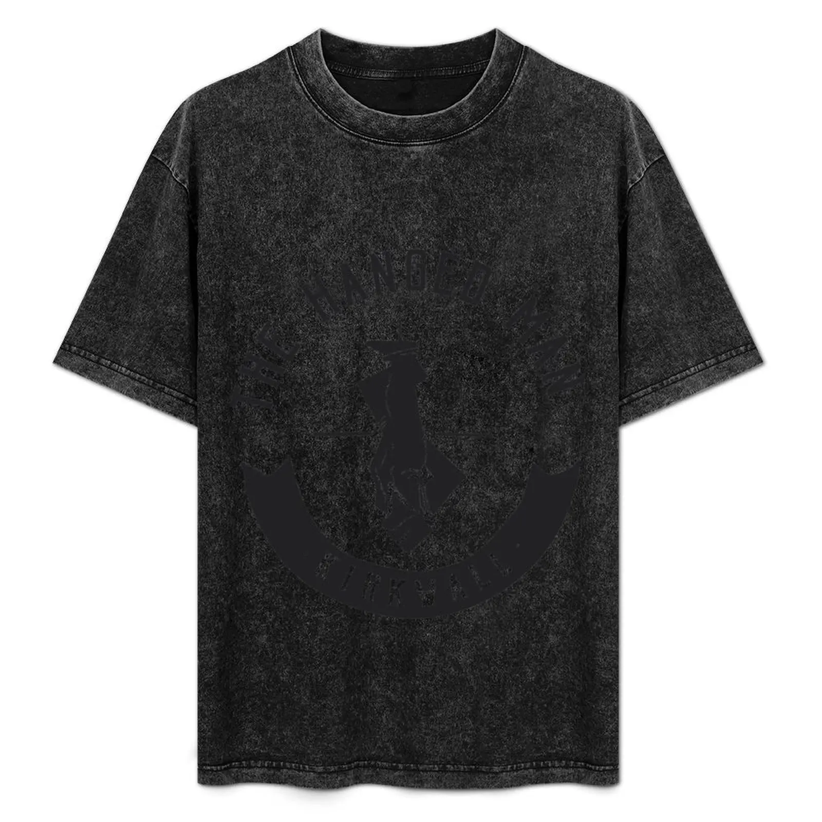 

The Hanged Man Pub Logo Dragon Age 2 Black Logo T-Shirt Holiday Outdoor T-Shirt