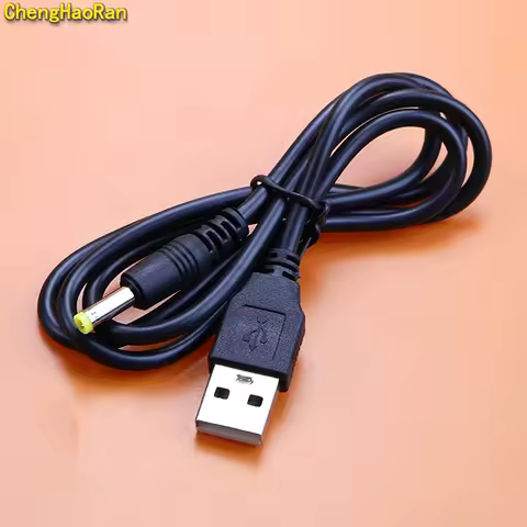 ChengHaoRan For PSP1000 PSP2000 PSP3000 USB To DC 4.0x1.7mm Plug 5V Power Charge Cord Charging Cable For PSP 1000 2000 3000
