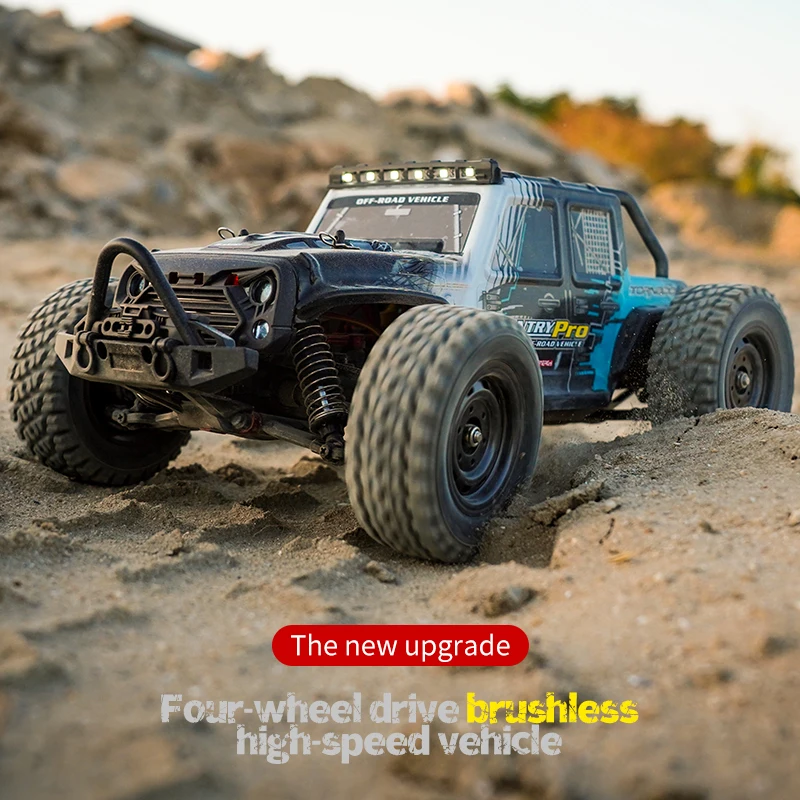 

1:16 Scale 4WD RC Monster Truck 16103PRO - 70km/h Brushless & 50km/h Brushed, 2.4GHz Control, LED Lights