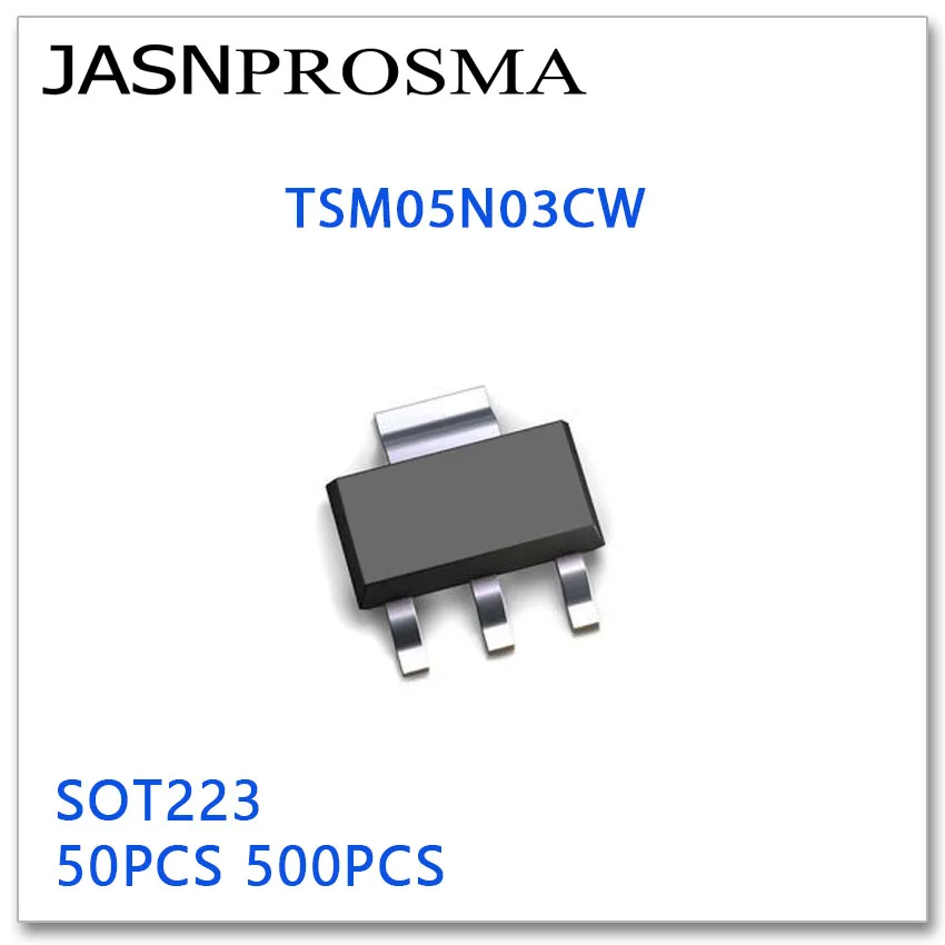 

JASNPROSMA 50 шт. 500 шт. TSM05N03CW SOT223 Высокое качество