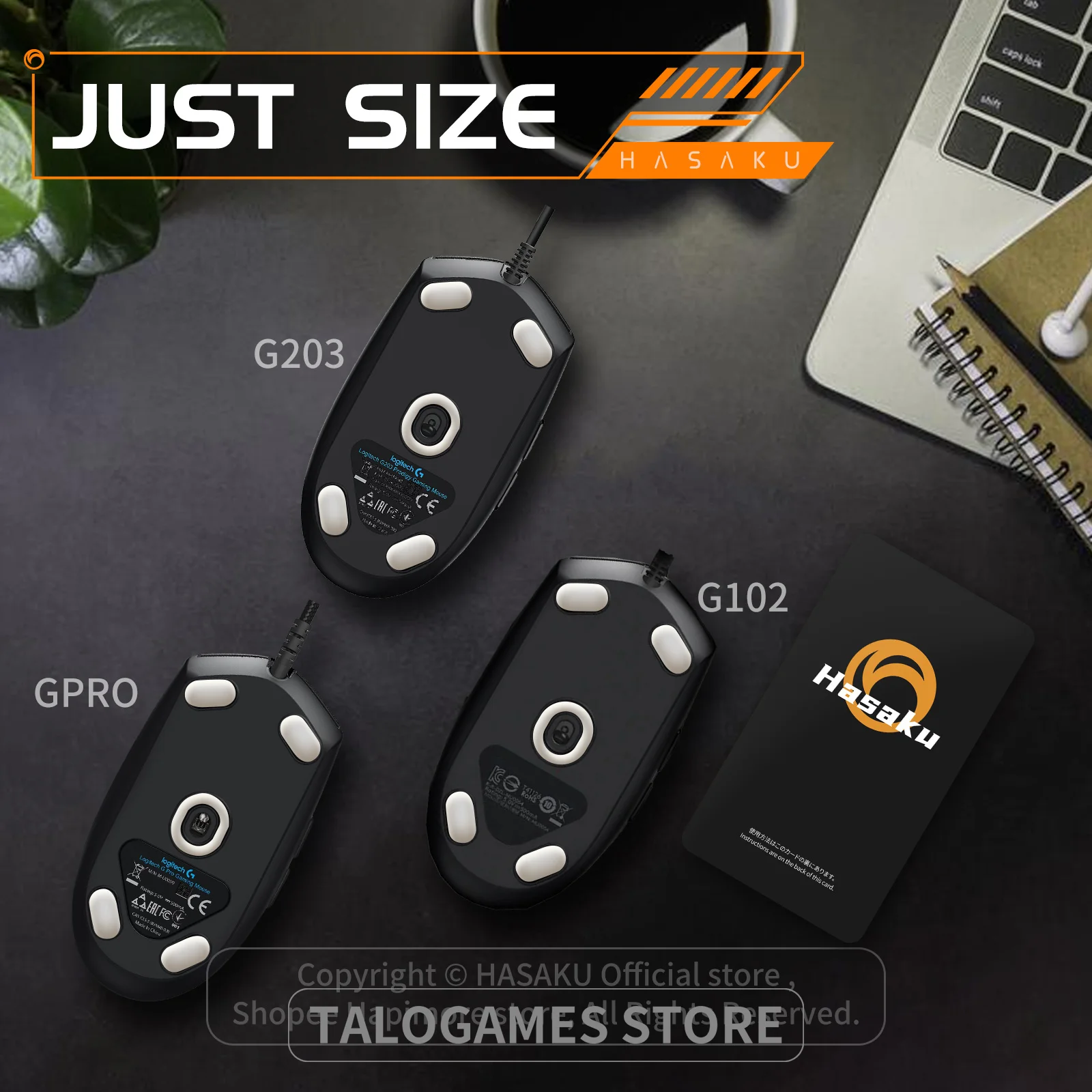 2 Set Di Piedini In PTFE Per Mouse G102/G203: Scorrevolezza E Precisione!