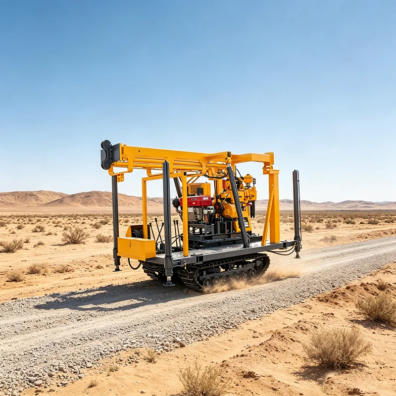 Portable Geological Core Drilling Rig 200m Rotary Hard Rock Core Sampling Rig for Field Survey
