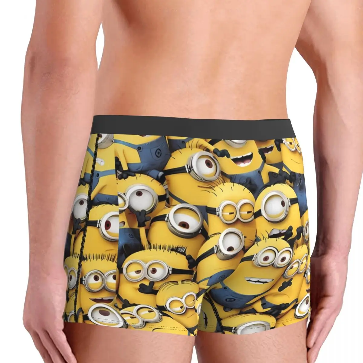 Minions Shorts Briefs Underwear Hot Sale Man Sexy Soft Boxer Shorts Custom Oversize Underpants