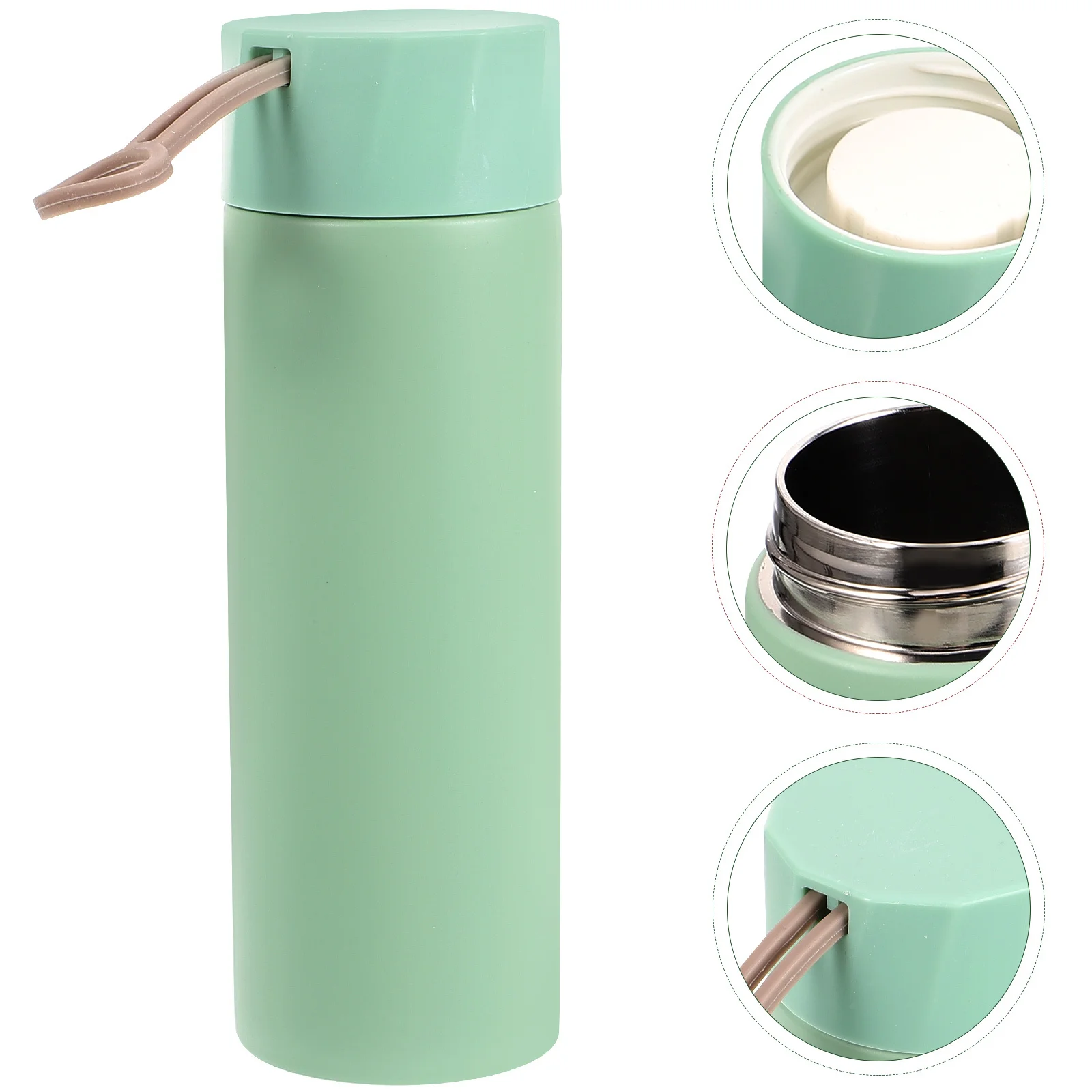 

260 Ml Cup Drinking Bottle Vacuum Seal Thermal Cups Stainless Water Coffee Outer 304 Inner 201 for Travel