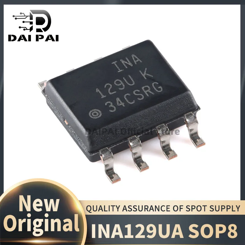 (10piece)100% New original INA129UA INA129 INA129U Instrumentation Amplifier Chip