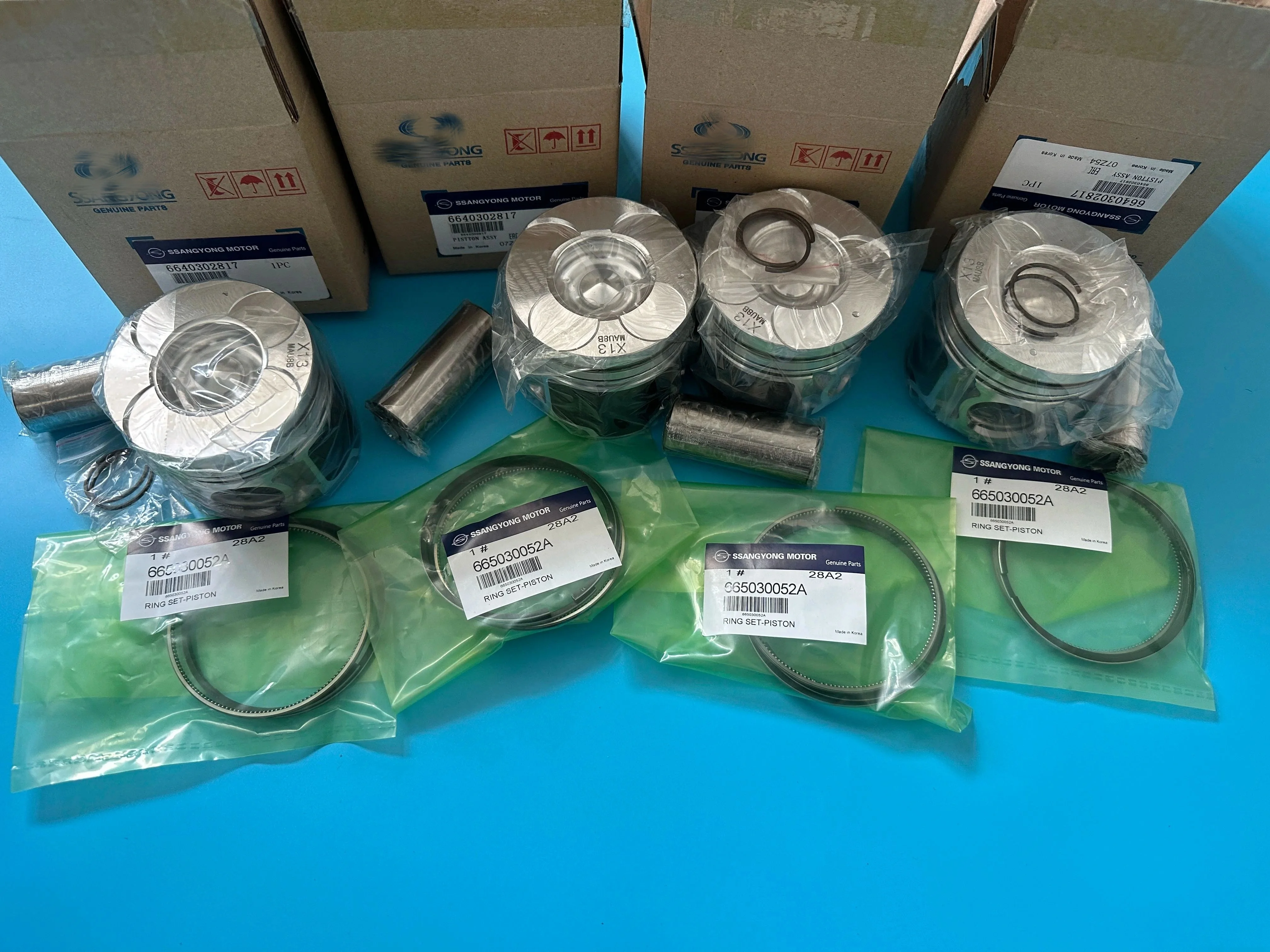 

Piston with piston ring Piston Assembly 6640302817 For Ssangyong Rexton +d20dt Actyon Sports Actyon Kyron