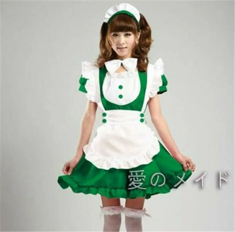 CosplayNew Lolita lindo Inu X Boku SS encantador vestido de sirvienta de princesa uniforme Kawaii disfraces Cosplay mono amarillo