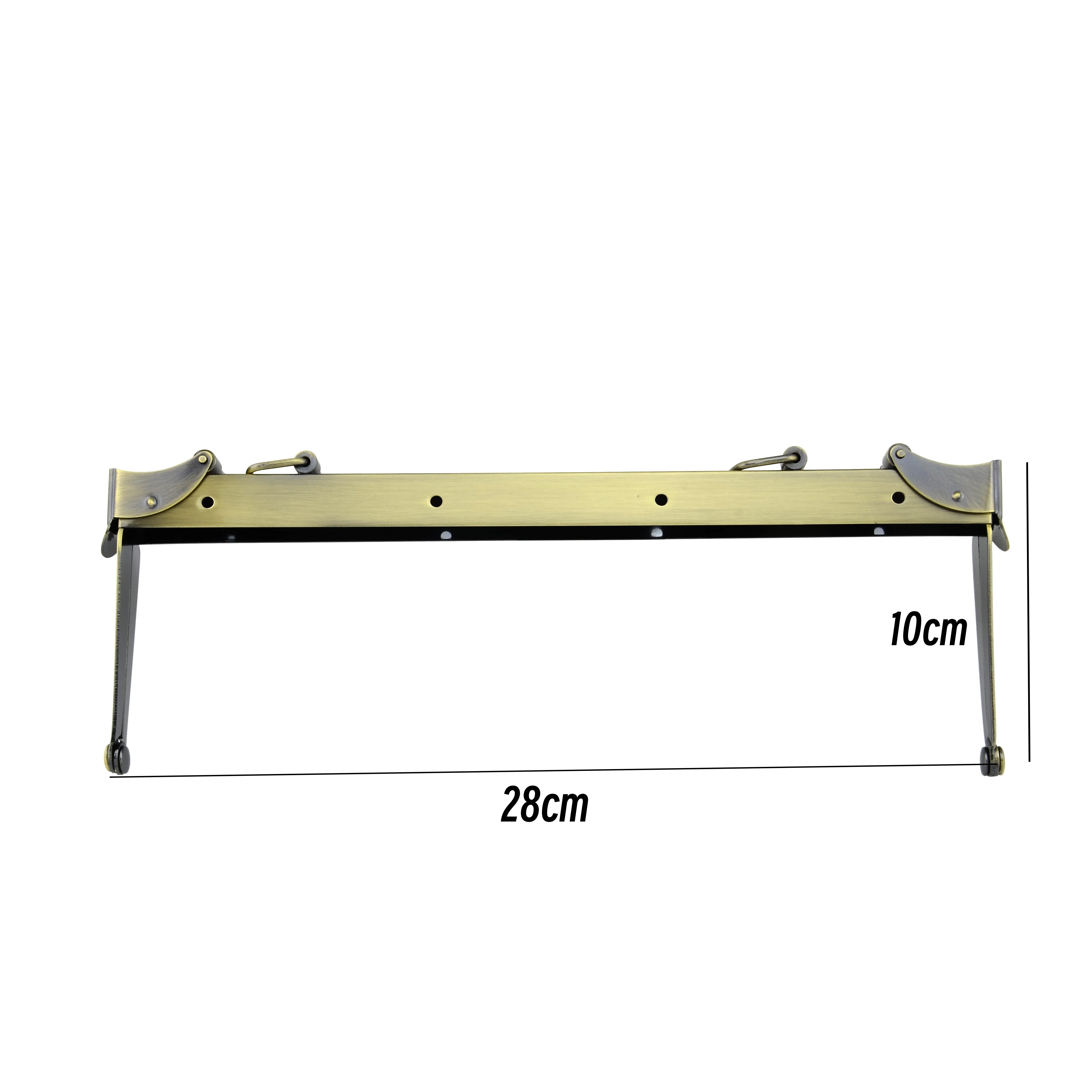 22 Cm Or 28 Cm Hi Quality Antique Brass With Rivet Screws Metal Purse Frame Brand New Obag Parts Purse Handle New Metal Handles