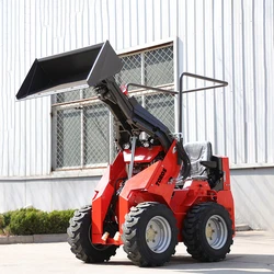 Personalizzazione di fabbrica Skid Steer Loader portatile multifunzionale Front End Loader Epa Diesel Engine Skid Steer Mini Loader